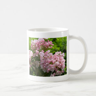 Caneca De Café Bonito Flores de Riscos de Montanha Rosa