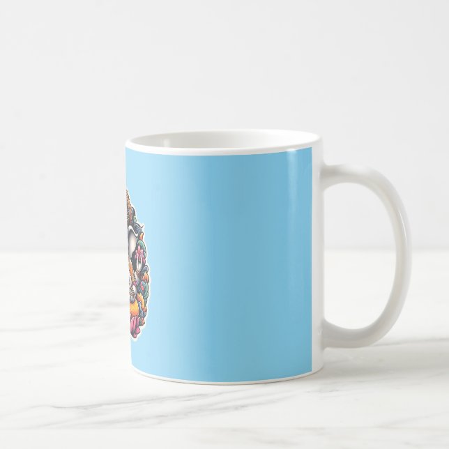 Caneca De Café Bonito Ganesh / Ganesha/ Ganhas Mug (Direita)