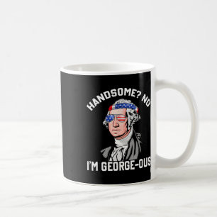 Caneca De Café Bonito, George Washington 1776 Engraçado 4º De Ju