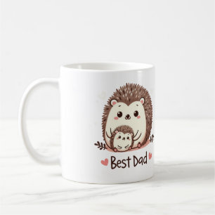 Caneca De Café Bonito Hedgehog Melhor Pai Dia dos Pais Presente