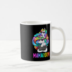 Caneca De Café Bonito Mamacorn Divertido Dia de as mães Arco-Íris