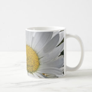 Caneca De Café Bonito margarida branca floresce