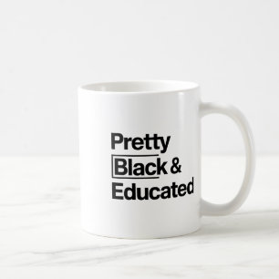 Caneca De Café Bonito negra educada História negra Menina Afr