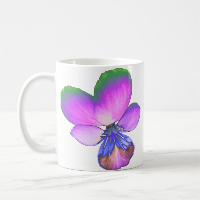 Caneca De Café Bonito Pansy Mug (Esquerda)