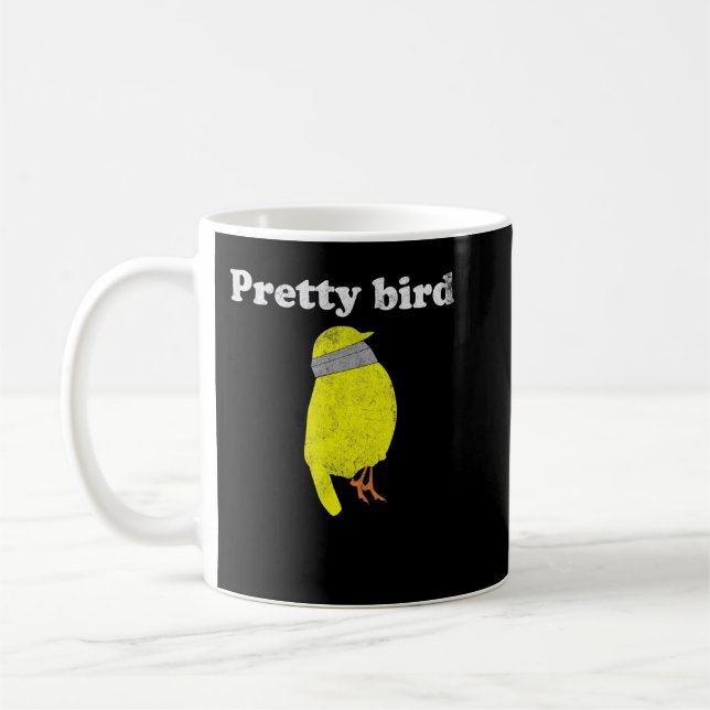 Caneca De Café Bonito Pássaro fofo, engraçado (Esquerda)