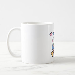 Caneca De Café Bonito Pinguim Adora Boba Tea