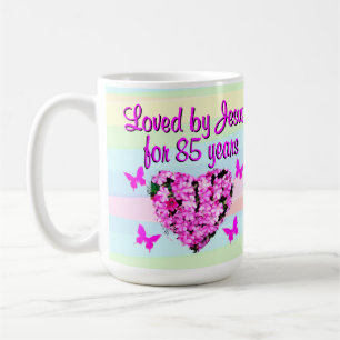 CANECA DE CAFÉ BONITO PINK FLORAL 85º ANIVERSÁRIO MUG