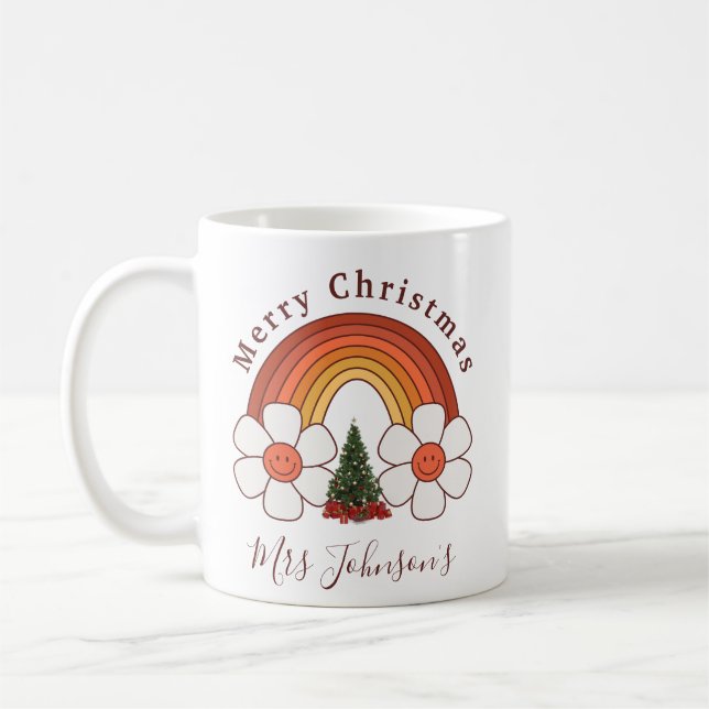 Caneca De Café Bonito presente para a professora de Natal (Esquerda)