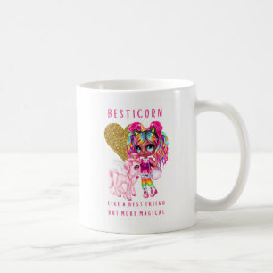 Caneca De Café Bonito presente para meninas, magia Unicórnio rosa