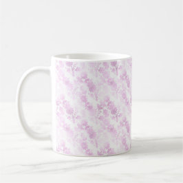 Caneca De Café Bonito Purple Floral