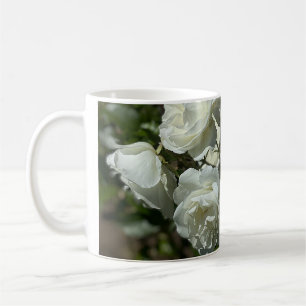 Caneca De Café Bonito rosas brancas
