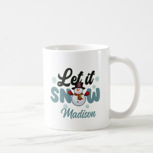 Caneca De Café Bonito Snowman Que Neve Personalizado