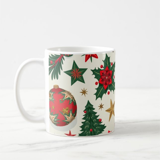Caneca De Café bonito taça de natal (Esquerda)