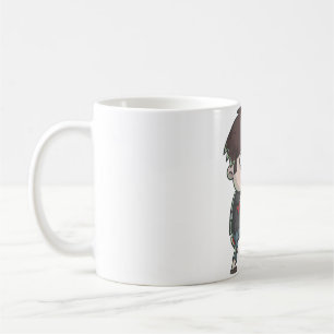 Caneca De Café Bonito Zombie Boy