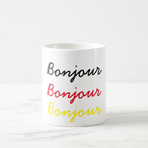 Caneca De Café Bonjour