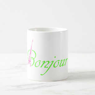 Caneca De Café Bonjour