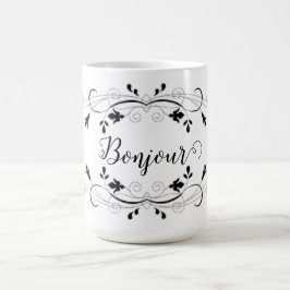 Caneca De Café Bonjour Classic Mug
