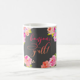 Caneca De Café Bonjour, você!