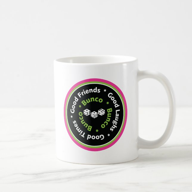 Caneca De Café bons amigos do bunco (Direita)