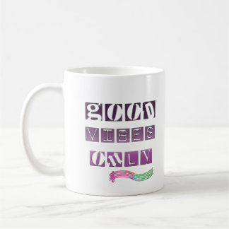 Caneca De Café Bons vibos apenas