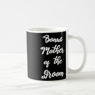 Caneca De Café Bônus de Mãe do Noivo Feminino Escrito à Mão De