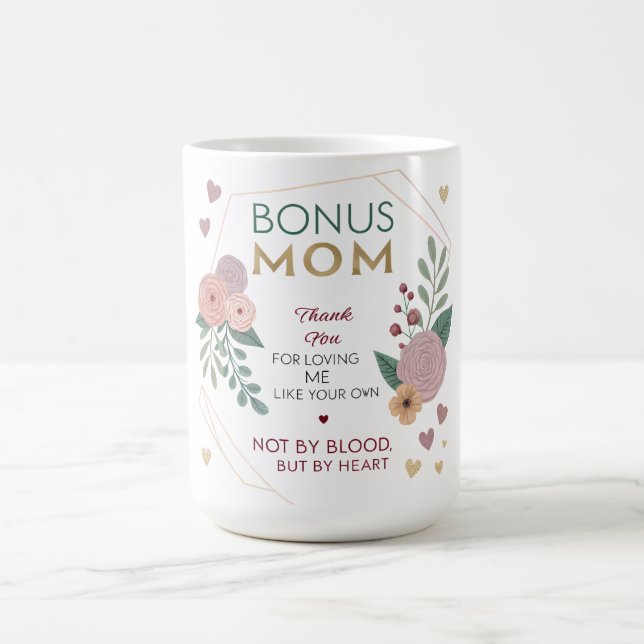 Caneca De Café Bonus Mãe - Presente de Apreciação da Stepman (Centro)
