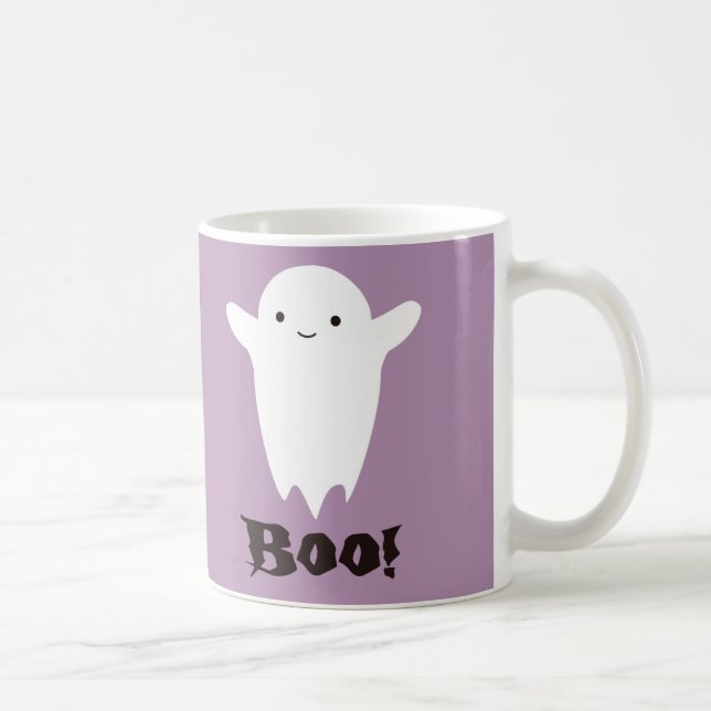 Caneca De Café Boo Bonito! Fantasma (Direita)