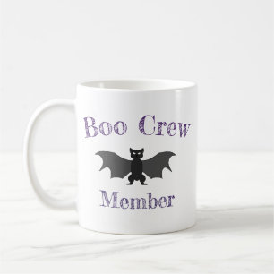 Caneca De Café Boo Crew Cartoon Bat Halloween Mug