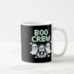 Caneca De Café Boo Crew Halloween Tic Help Desk Stem
