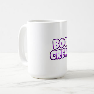 Caneca De Café Boo Crew Neon Purple Contour Halloween Party T-Shi