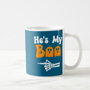 Caneca De Café Boo engraçado casais de halloween combinando boo