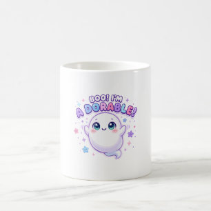 Caneca De Café Boo Eu Sou Adorável Fantasma Fofo