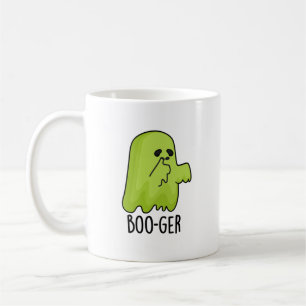 Caneca De Café Boo-ger - Booger Ghost Pun