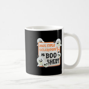 Caneca De Café Boo Halloween Fantasma Múltipla Esclerose É Boo S