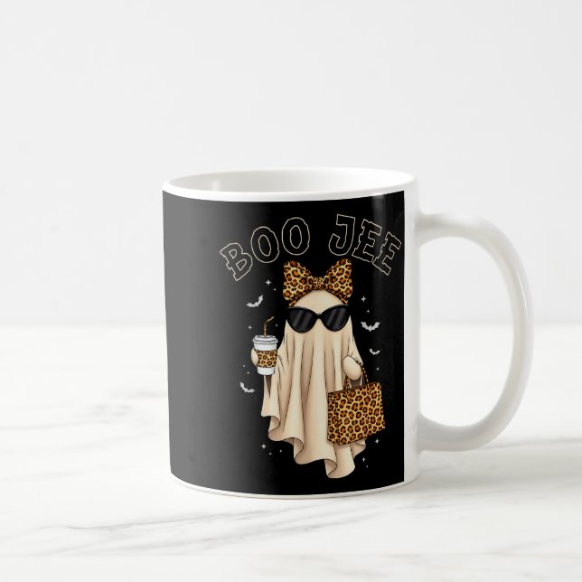 Caneca De Café Boo Jee Boujee Ghost Halloween October Vibes Soky  (Direita)
