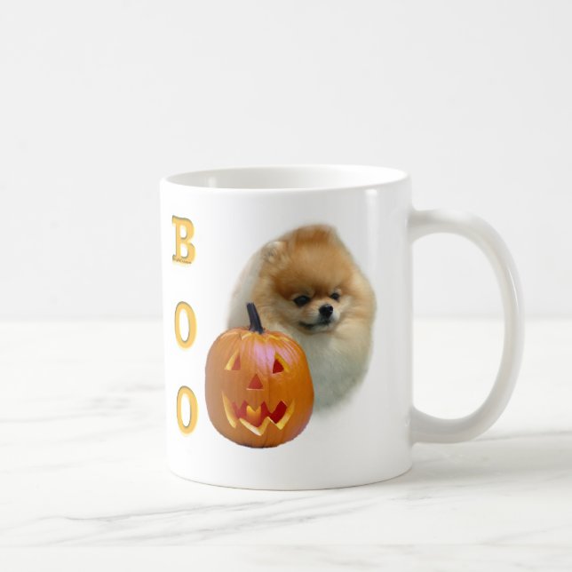 Caneca De Café Boo Pomerano (Direita)