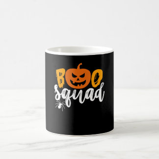 Caneca De Café Boo Squad - Engraçado Pumpkin Spider Halloween