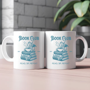 Caneca De Café Book Club Fantasy Dragon Lovers