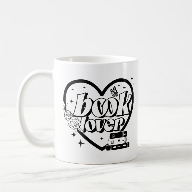 Caneca De Café Book Lover (Esquerda)