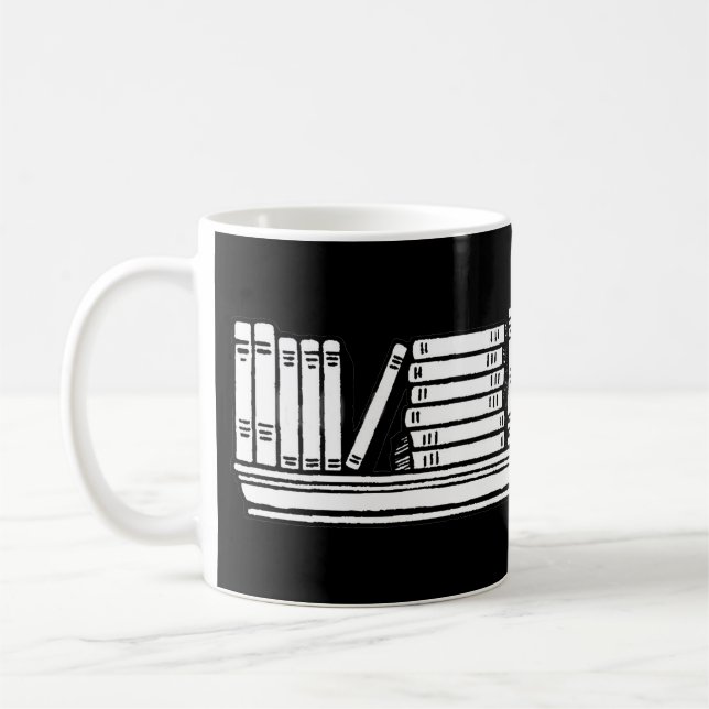 Caneca De Café Book Lover (Esquerda)