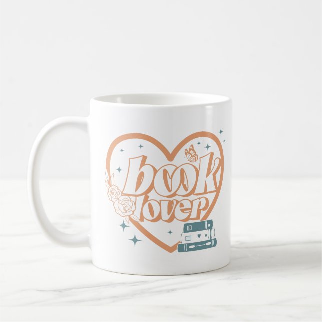 Caneca De Café Book Lover (Esquerda)