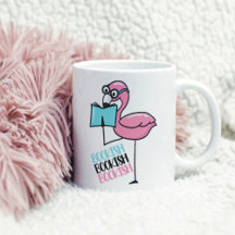 Book Lover Flamingo