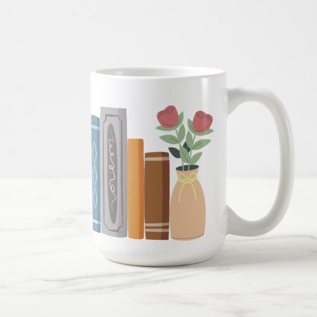 Caneca De Café "Book Lover" Mug (Direita)