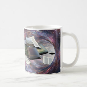 Caneca De Café Book Wormhole
