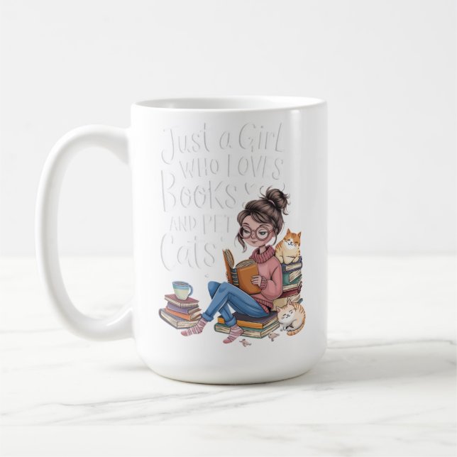 Caneca De Café Bookie Girl Mug (Esquerda)