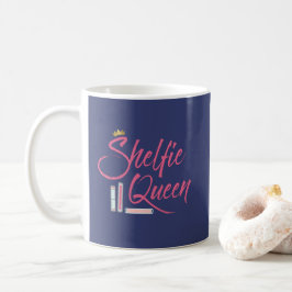 Caneca De Café Booklover Shelfie Queen