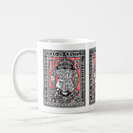 Caneca De Café Bookplate Queen Victoria no Castelo de Windsor