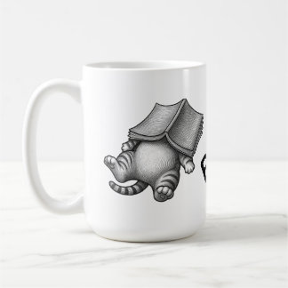 Caneca De Café Books The Only Therapy I Need Mug | Cute Cat Book