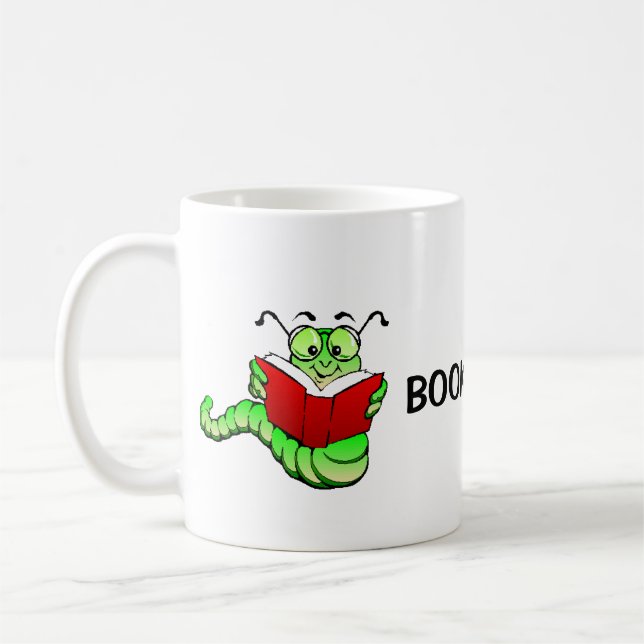 Caneca De Café Bookworm Coffee Mug (Esquerda)
