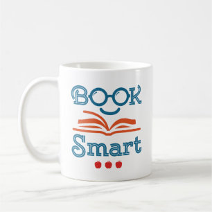 Caneca De Café Bookworm de Leitura Inteligente de Leitura Engraça